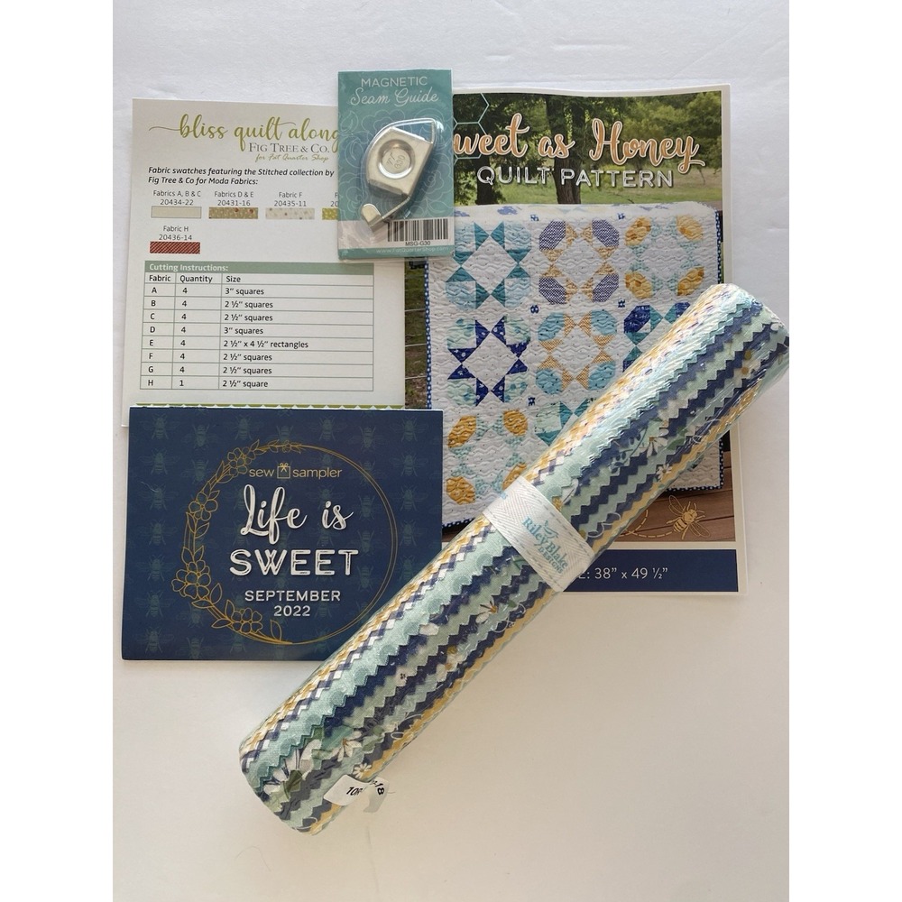 Sew Sampler Box Beverly McCullough For Riley Blake NIP Sept 2022 Quilt Kit